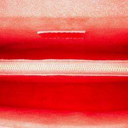 Pre Owned Louis Vuitton Brown Red Monogram Victoire