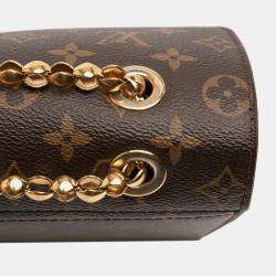 Pre Owned Louis Vuitton Brown Red Monogram Victoire