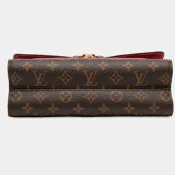 Pre Owned Louis Vuitton Brown Red Monogram Victoire