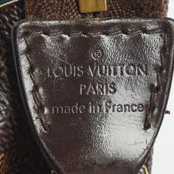 Pre Owned Louis Vuitton Eva Damier Ebene Canvas Pochette