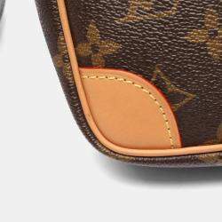 Pre Owned حقيبة لويس فيتون مجموعة بانما قماش بنقشة المونوغرام بني مطلي