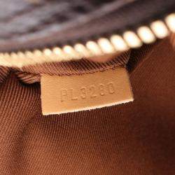 Pre Owned حقيبة لويس فيتون مجموعة بانما قماش بنقشة المونوغرام بني مطلي