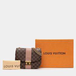 Pre Owned Louis Vuitton Brown Damier Ebene Cuir Taurillon Wight
