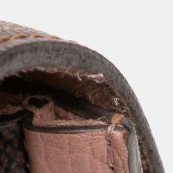 Pre Owned Louis Vuitton Brown Damier Ebene Cuir Taurillon Wight