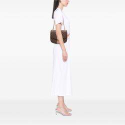 Pre Owned Louis Vuitton Brown Damier Ebene Cuir Taurillon Wight