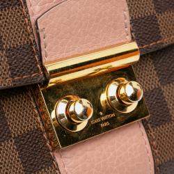 Pre Owned Louis Vuitton Brown Damier Ebene Cuir Taurillon Wight
