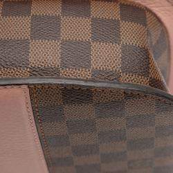 Pre Owned Louis Vuitton Brown Damier Ebene Cuir Taurillon Wight