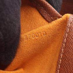 Pre Owned Louis Vuitton Musette Tango Brown Canvas Shoulder Bag