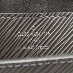 Pre Owned Louis Vuitton Twist MM Anthracite Nacre Epi Leather Bag