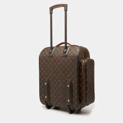 Pre Owned Louis Vuitton Brown Monogram Bosphore Trolley 45