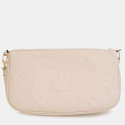 Pre Owned حقيبة لوي فيتون مونوجرام جيانت إمبريونتي متعددة الاستخدامات بني