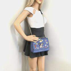 Pre Owned Louis Vuitton Twist Pins PM Epi Leather Shoulder Bag