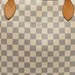 مملوكة مسبقًا Louis Vuitton Neverfull MM Damier Azur Canvas Bag