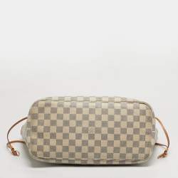 مملوكة مسبقًا Louis Vuitton Neverfull MM Damier Azur Canvas Bag