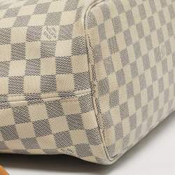 مملوكة مسبقًا Louis Vuitton Neverfull MM Damier Azur Canvas Bag