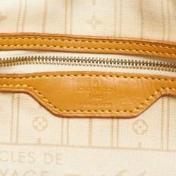 مملوكة مسبقًا Louis Vuitton Neverfull MM Damier Azur Canvas Bag