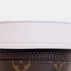 مملوكة مسبقًا Louis Vuitton Brown White Monogram Coffee Cup Pouch