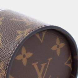 مملوكة مسبقًا Louis Vuitton Brown White Monogram Coffee Cup Pouch
