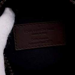 مملوكة مسبقًا Louis Vuitton Brown White Monogram Coffee Cup Pouch