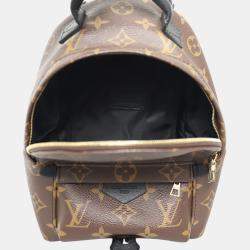 Pre Owned Louis Vuitton Brown Monogram Mini Palm Springs Backpack