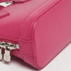 مملوكة مسبقًا حقيبة لوي فيتون ألما نانو إبيد جلد وردي ساخن