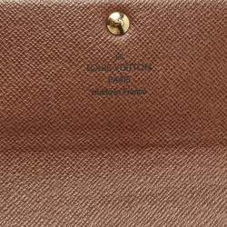 مملوكة مسبقًا محفظة طويلة لوي فيتون سارة كانفاس دامير إبيني