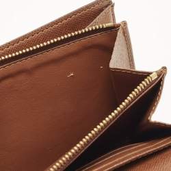 مملوكة مسبقًا محفظة طويلة لوي فيتون سارة كانفاس دامير إبيني