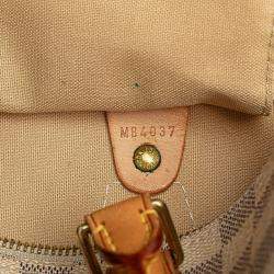 Pre Owned حقيبة لويس فيتون "سبييدي 25" داميي أزور أبيض