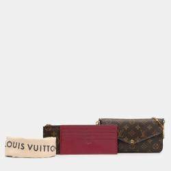 مملوكة مسبقًا Louis Vuitton Brown Monogram Pochette Felicie
