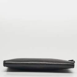 Pre Owned Louis Vuitton Pochette Accessoires Black Epi Leather Bag