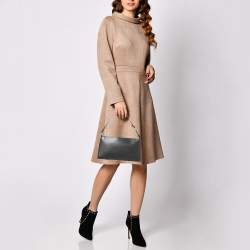 Pre Owned Louis Vuitton Pochette Accessoires Black Epi Leather Bag