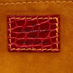 مملوكة مسبقًا حقيبة لويس فيتون فيرمور جي إم جينز مونوجرامي أزرق/أحمر وتمساح