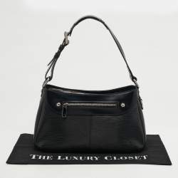 مملوكة مسبقًا حقيبة لويس فيتون تورين إيبي جلد أسود صغيرة