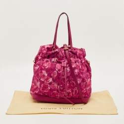 Pre Owned Louis Vuitton Noefull Limited Edition Indian Rose Monogram lkat Floral Nylon Bag