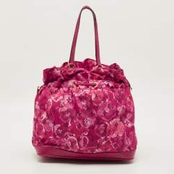 Pre Owned Louis Vuitton Noefull Limited Edition Indian Rose Monogram lkat Floral Nylon Bag