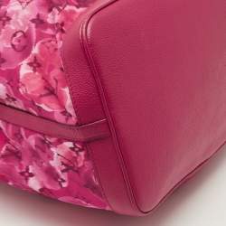 Pre Owned Louis Vuitton Noefull Limited Edition Indian Rose Monogram lkat Floral Nylon Bag