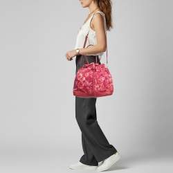 Pre Owned Louis Vuitton Noefull Limited Edition Indian Rose Monogram lkat Floral Nylon Bag