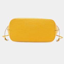 Pre Owned Louis Vuitton Yellow Epi Neverfull MM