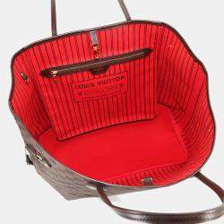 مملوكة مسبقًا Louis Vuitton Neverfull GM Ebene Cerise Damier Canvas Tote Bag