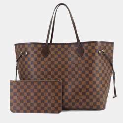 مملوكة مسبقًا Louis Vuitton Neverfull GM Ebene Cerise Damier Canvas Tote Bag