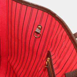 مملوكة مسبقًا Louis Vuitton Neverfull GM Ebene Cerise Damier Canvas Tote Bag