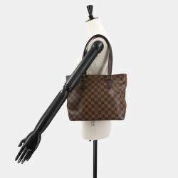 مملوكة مسبقًا Louis Vuitton Cabas Piano Ebene Damier Canvas Tote Bag