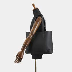 Pre Owned Louis Vuitton Aerogram Fast Line Black Leather Tote Bag