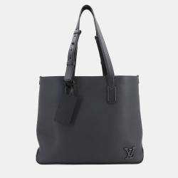 مملوكة مسبقًا Louis Vuitton Aerogram Fast Line Black Leather Tote Bag