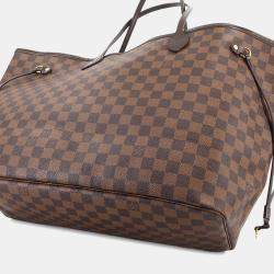 مملوكة مسبقًا Louis Vuitton Neverfull GM Ebene Cerise Damier Canvas Tote Bag