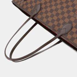 مملوكة مسبقًا Louis Vuitton Neverfull GM Ebene Cerise Damier Canvas Tote Bag