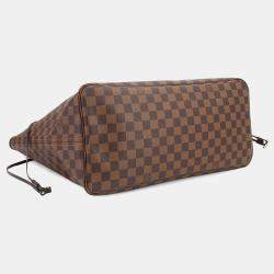 مملوكة مسبقًا Louis Vuitton Neverfull GM Ebene Cerise Damier Canvas Tote Bag