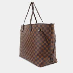 مملوكة مسبقًا Louis Vuitton Neverfull GM Ebene Cerise Damier Canvas Tote Bag