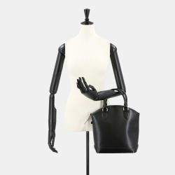 Pre Owned Louis Vuitton Lockit PM Noir Epi Leather Handbag