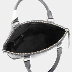 Pre Owned Louis Vuitton Lockit PM Noir Epi Leather Handbag